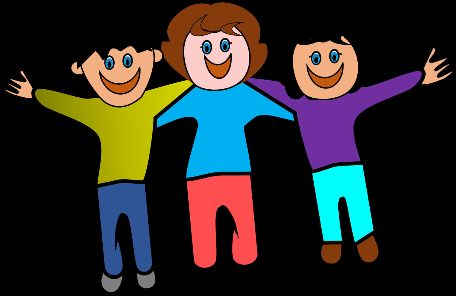 Group Of Friends Clipart - Friends Clipart, HD Png Download PNG with transparent background