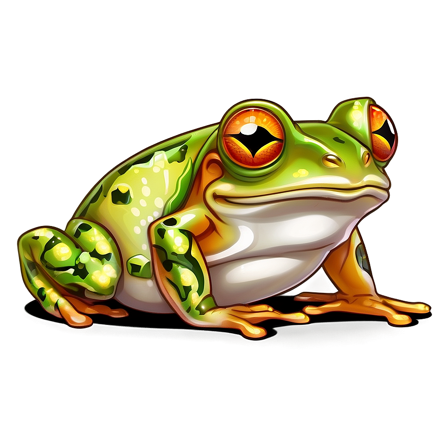 Cartoon Frog Clipart Png 06262024