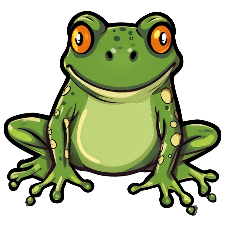 Cartoon Frog Clipart Png Qkv69