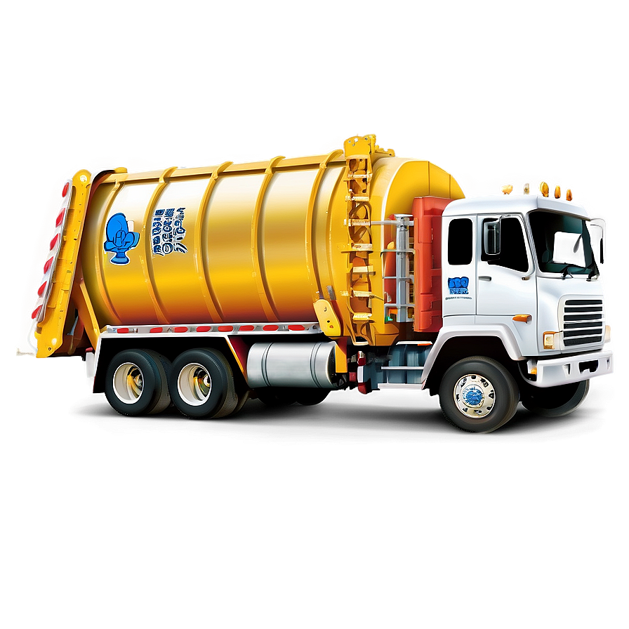 Cartoon Garbage Truck Png 06202024