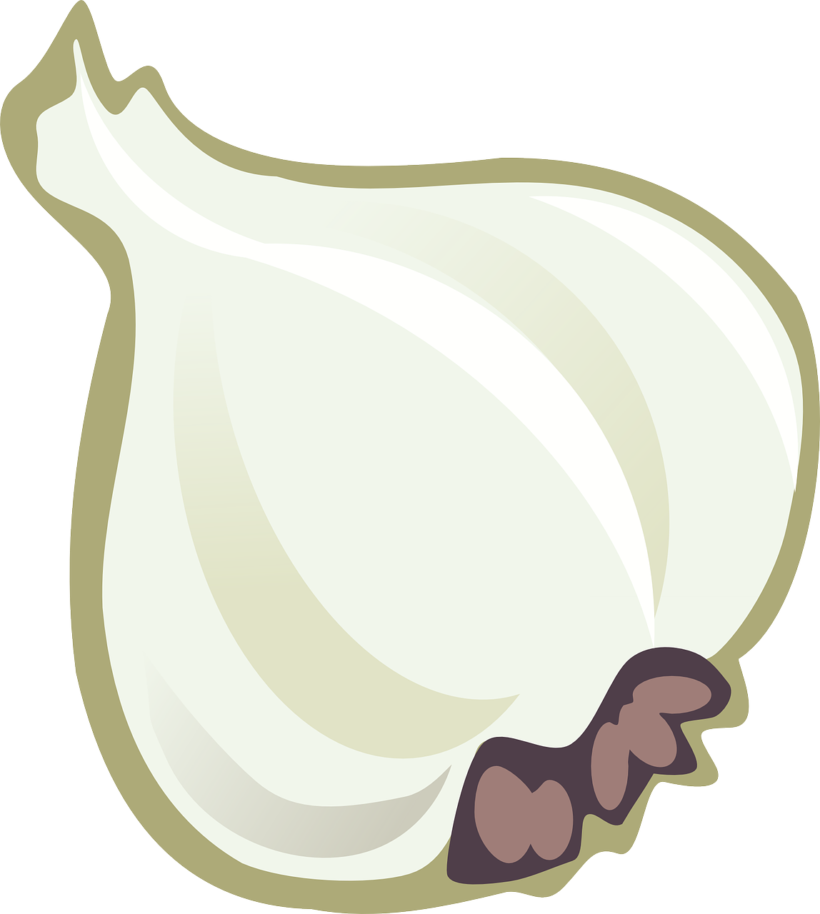 Cartoon Garlic Illustration