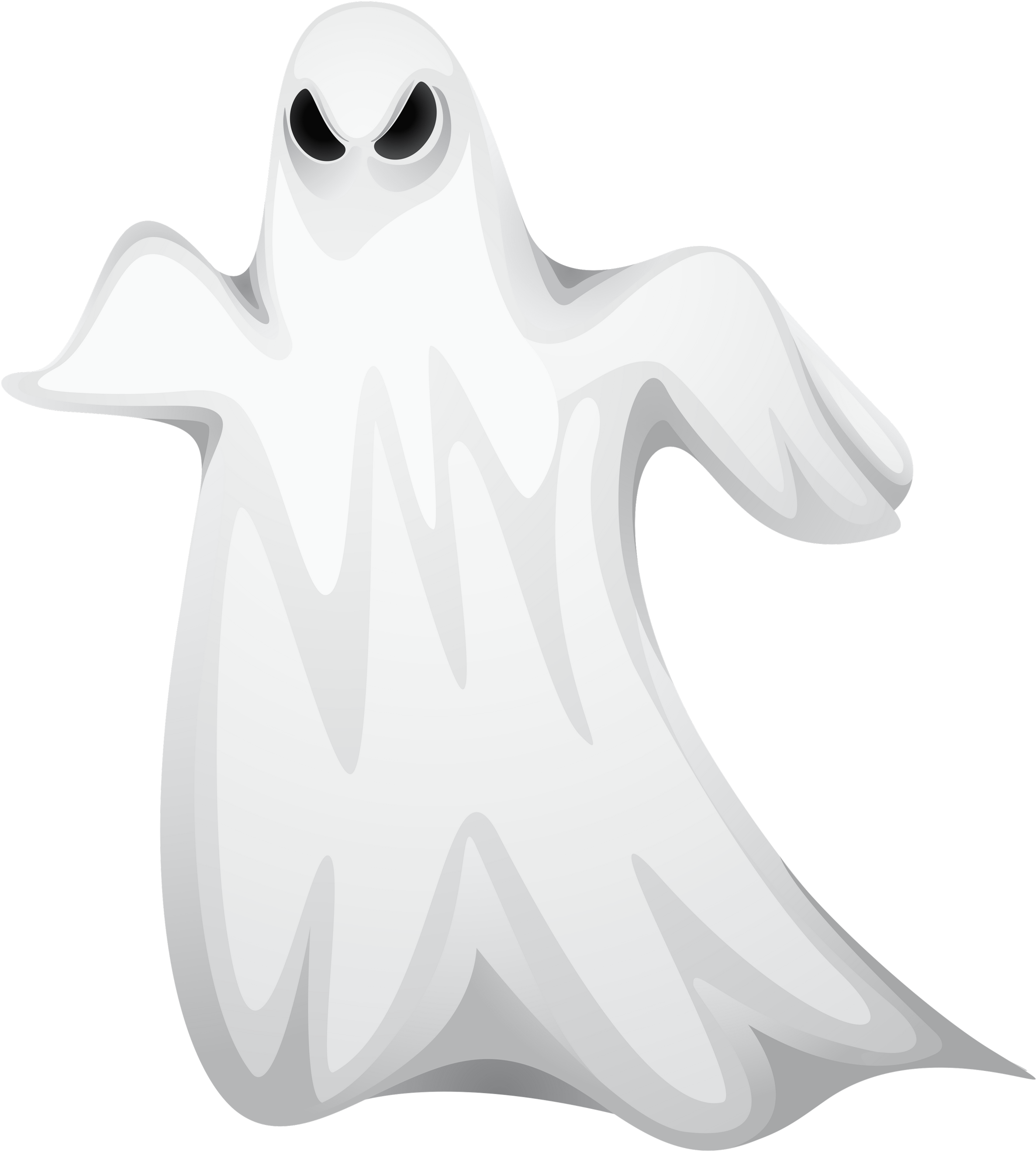 Cartoon Ghost Floating