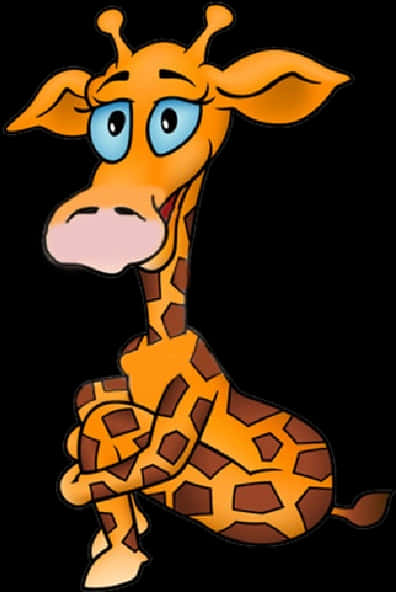 Cartoon_ Giraffe_ Character