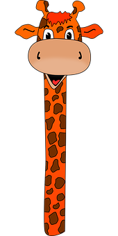 Cartoon Giraffe Headand Neck