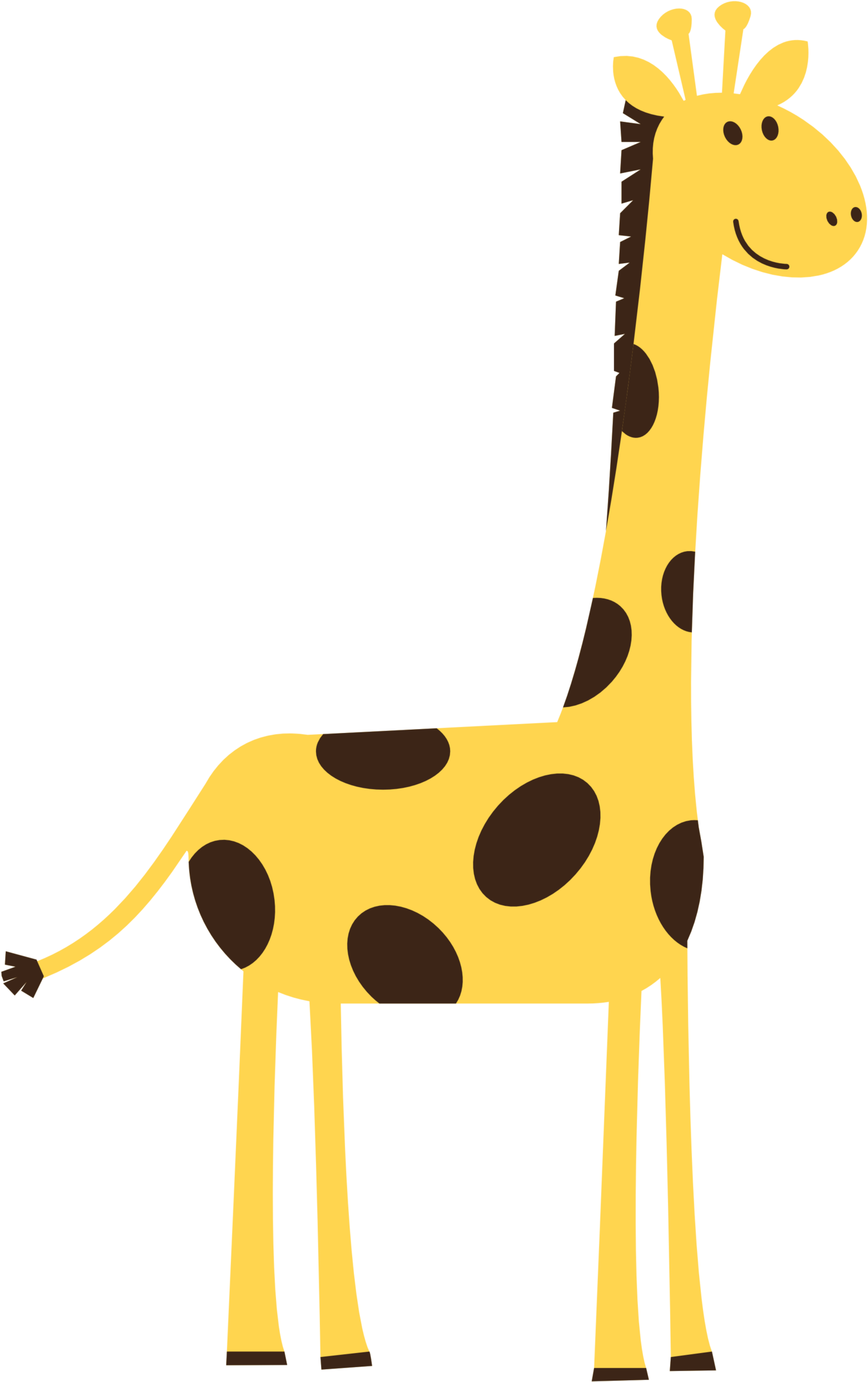 Cartoon Giraffe Standing