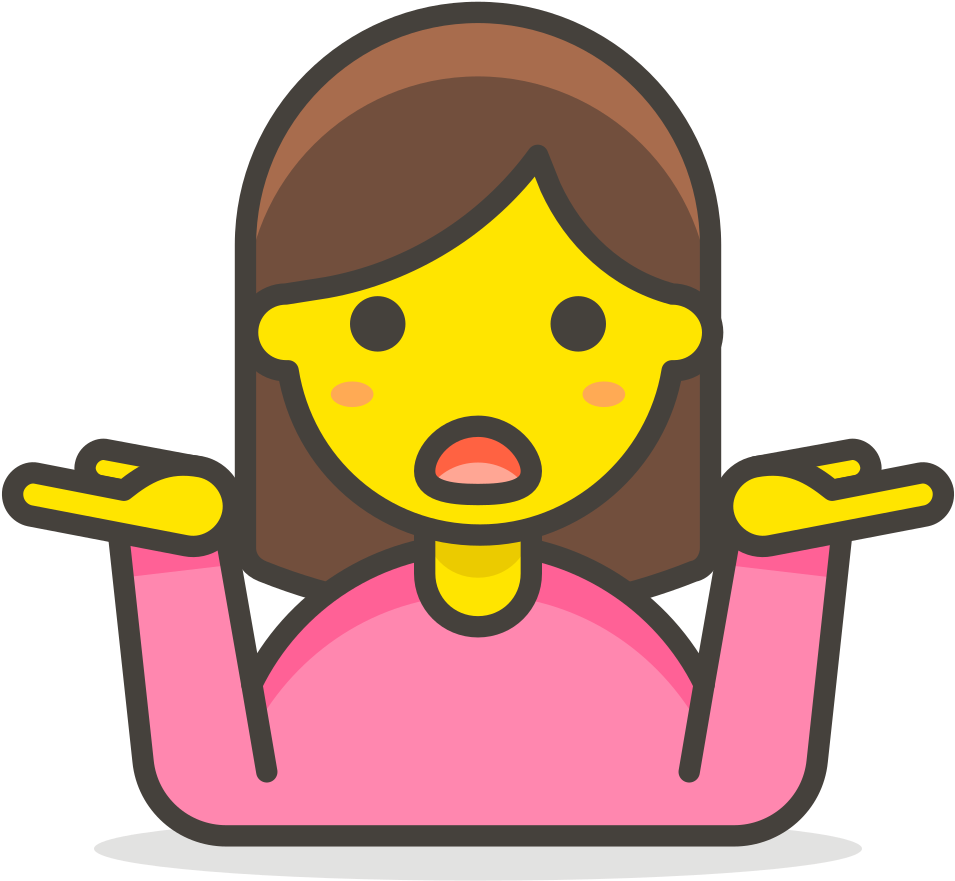 Transparent Shrugging Png - Emojis De Familia Png, Png Download PNG with transparent background