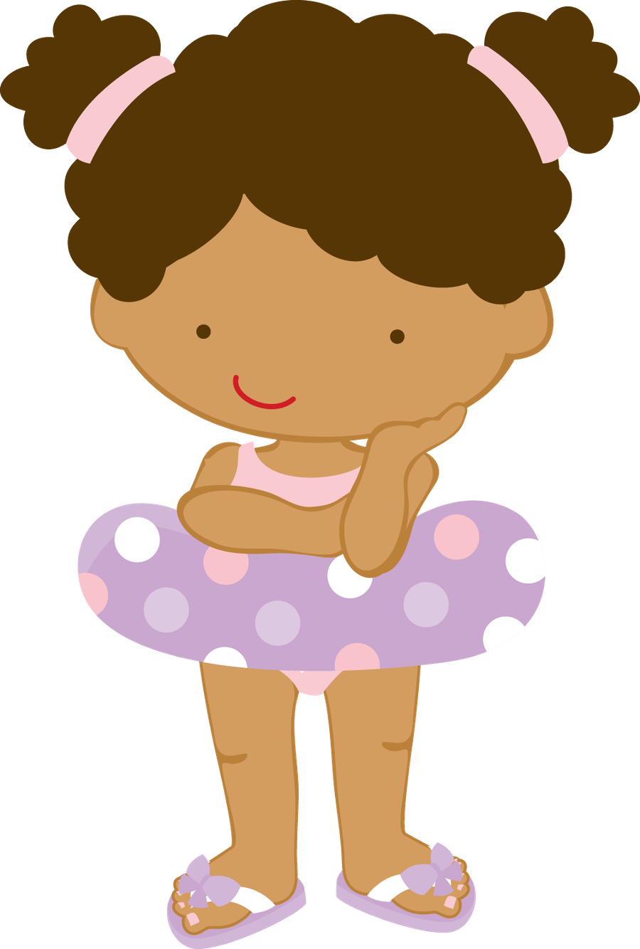 Photo Shared On Meowchat Pool Parties, Cute Clipart, - Girls Pool Party Clipart, HD Png Download PNG with transparent background