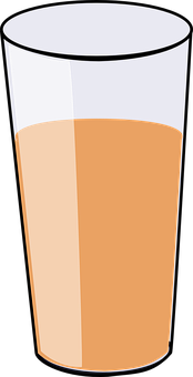 Cartoon Glassof Juice PNG image with a transparent background, free high-resolution download