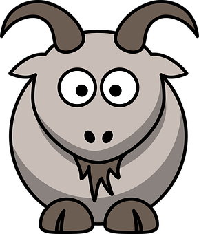 Cartoon Goat Graphic