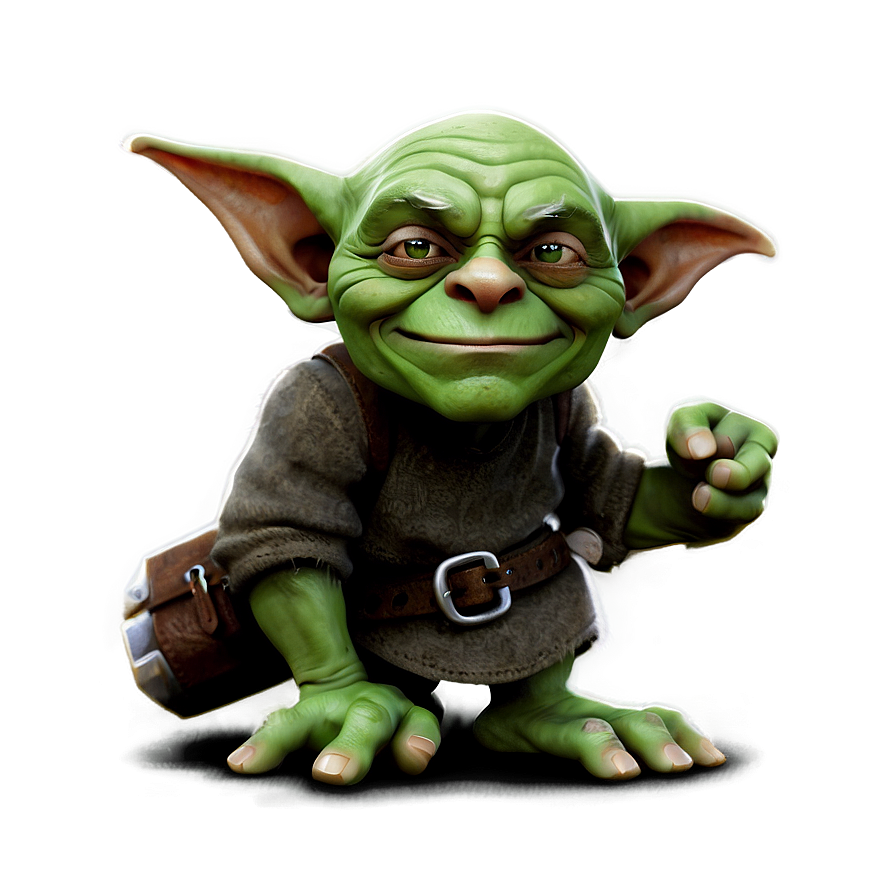 Cartoon Goblin Illustration PNG 05252024 PNG image with a transparent background, free high-resolution download