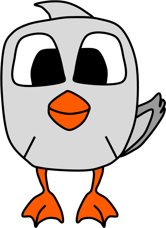 Cartoon Goose Character