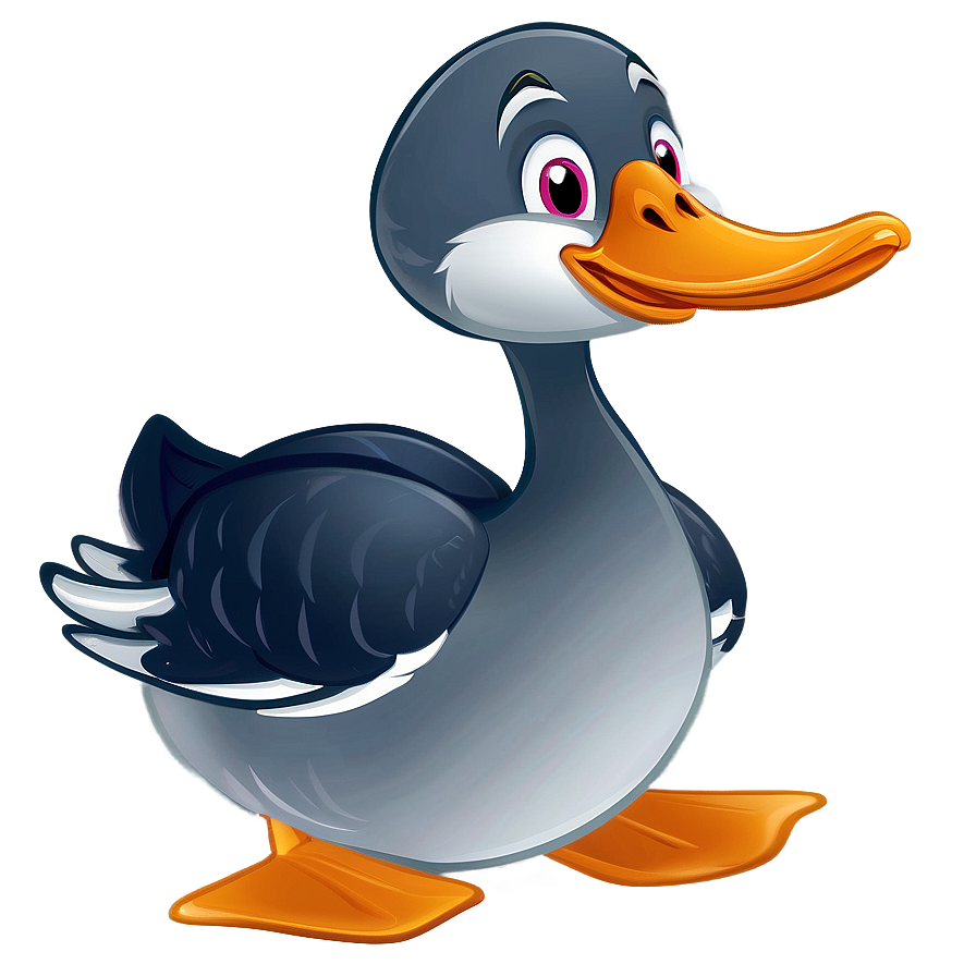 Cartoon Goose Character Png 81