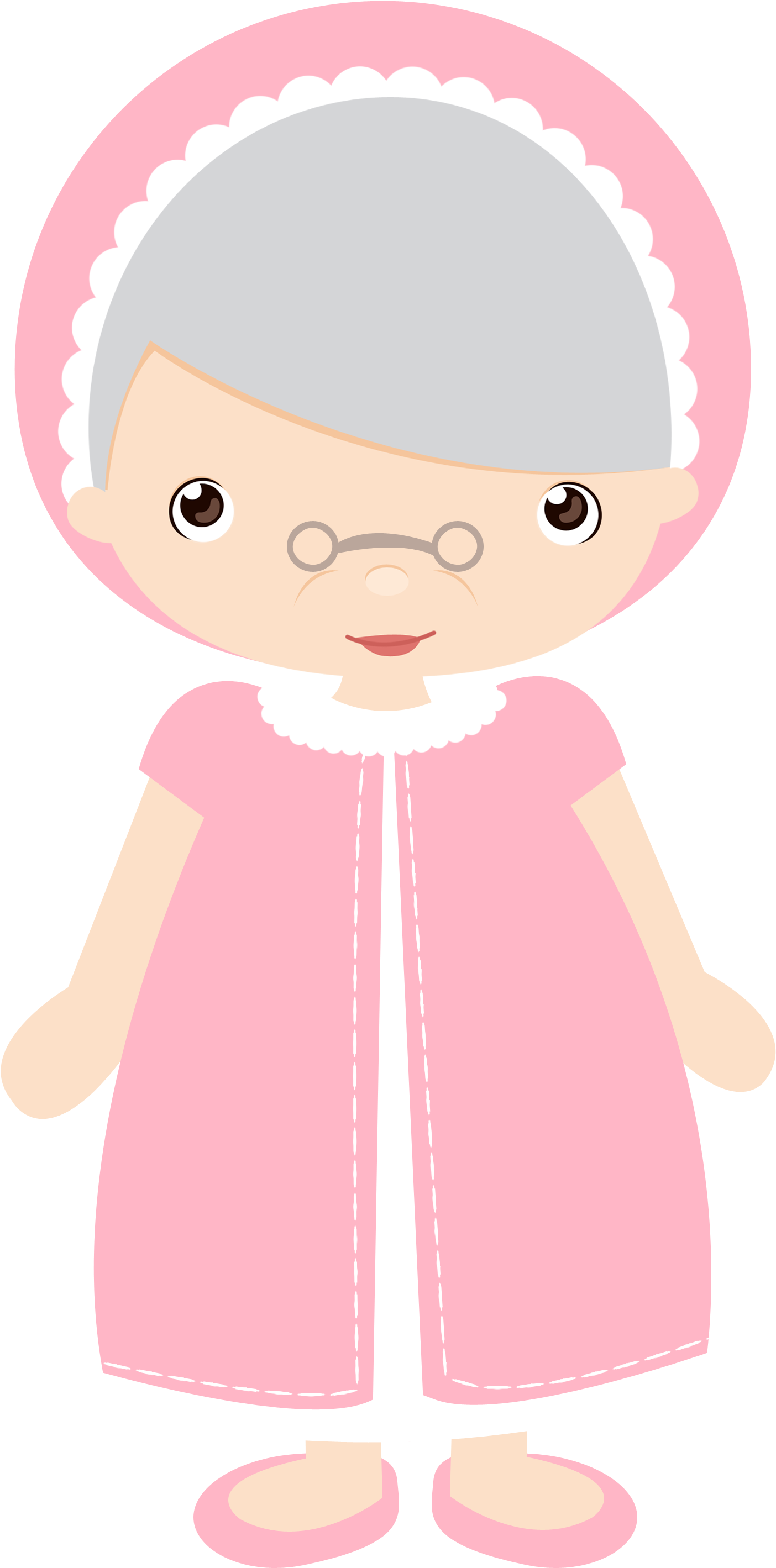 Cartoon Grandmother Illustration.png