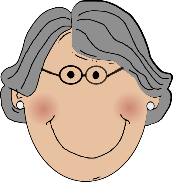 Cartoon Granny Portrait