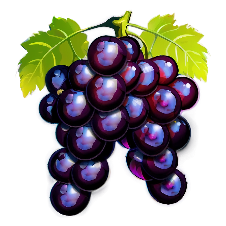 Cartoon Grape Png Cwg14