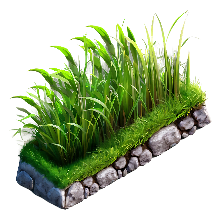 Cartoon Grass Under Foot Png 06122024