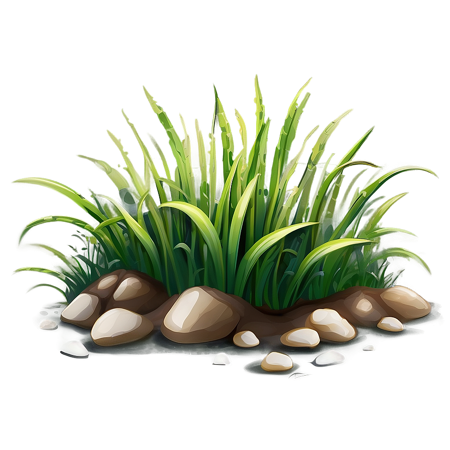 Cartoon Grass Under Foot Png Rni25