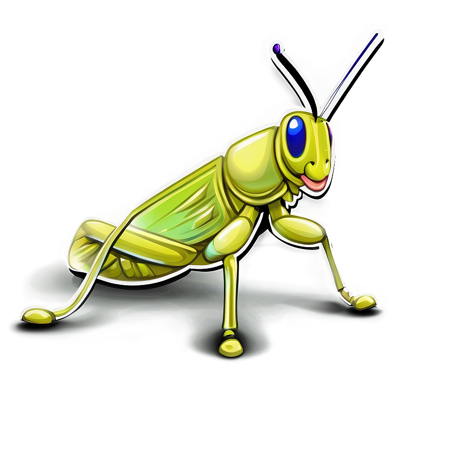 Cartoon Grasshopper Png Nwy