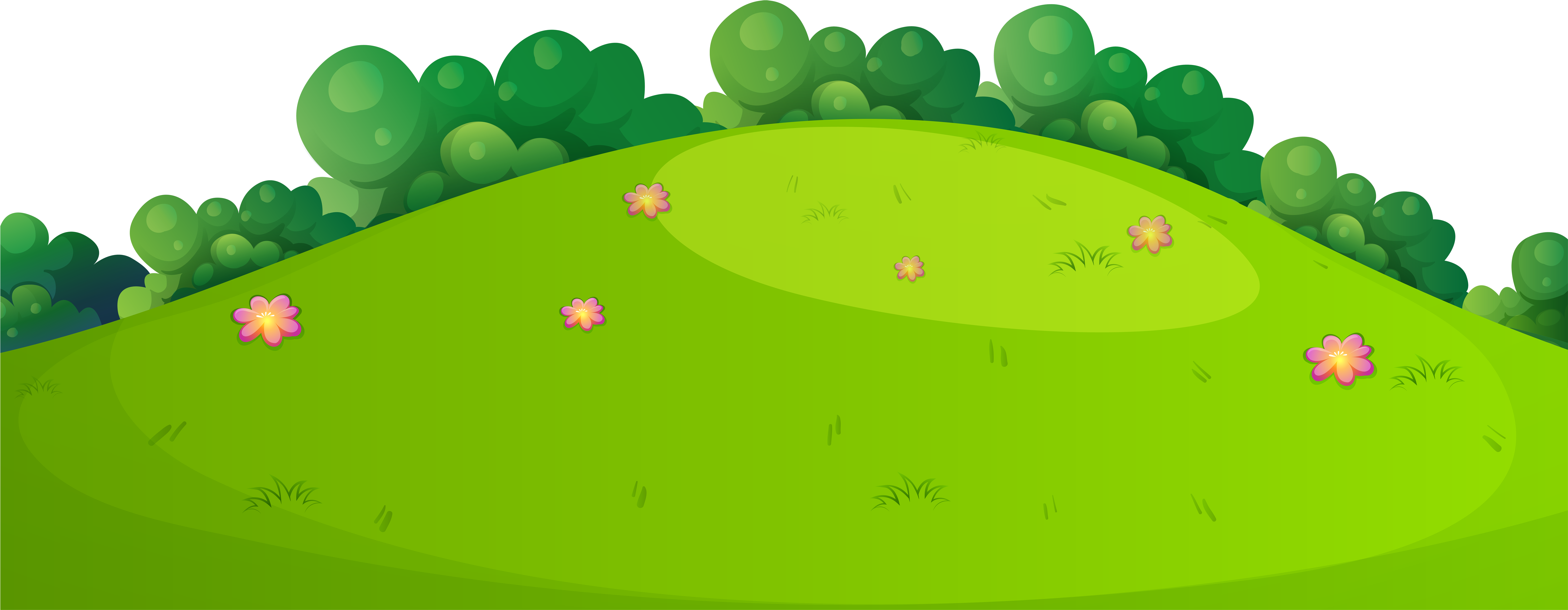 Meadow Greenscape PNG Clipart PNG with transparent background