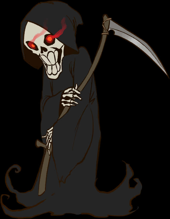 Free To Use &amp, Public Domain Grim Reaper Clip Art - Halloween Grim Reaper Cartoon, HD Png Download PNG with transparent background