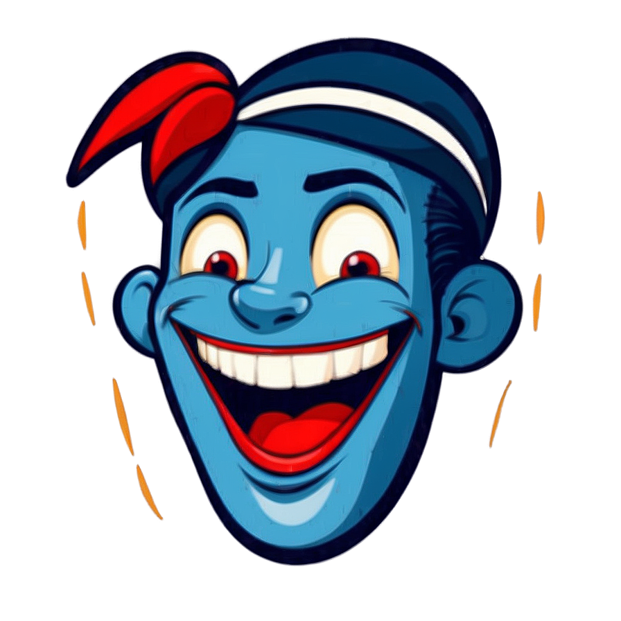 Cartoon Grin Expression Png Tll