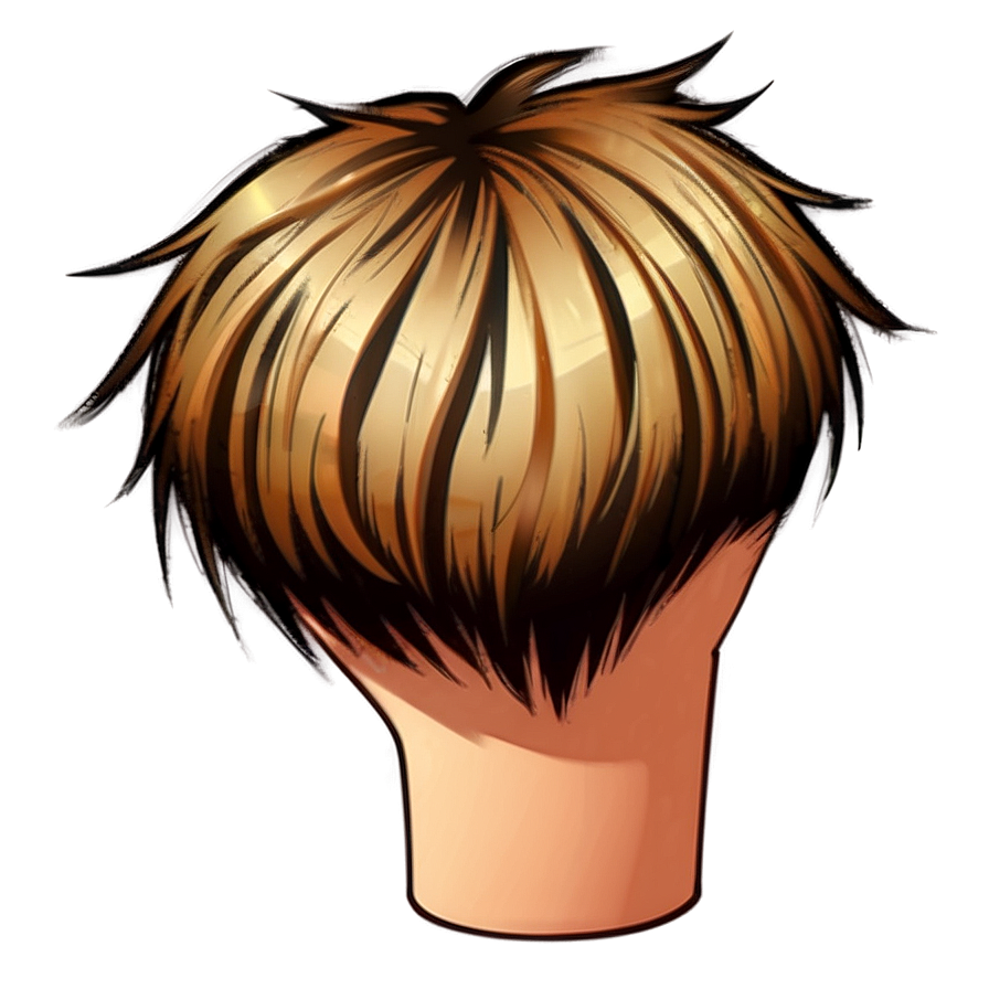 Cartoon Hair Art Png 06272024