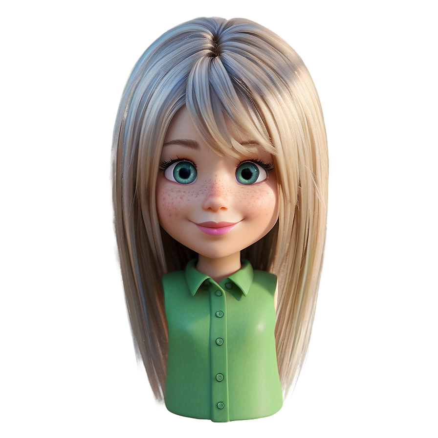 Cartoon Hair For Animation Png 06272024 Image