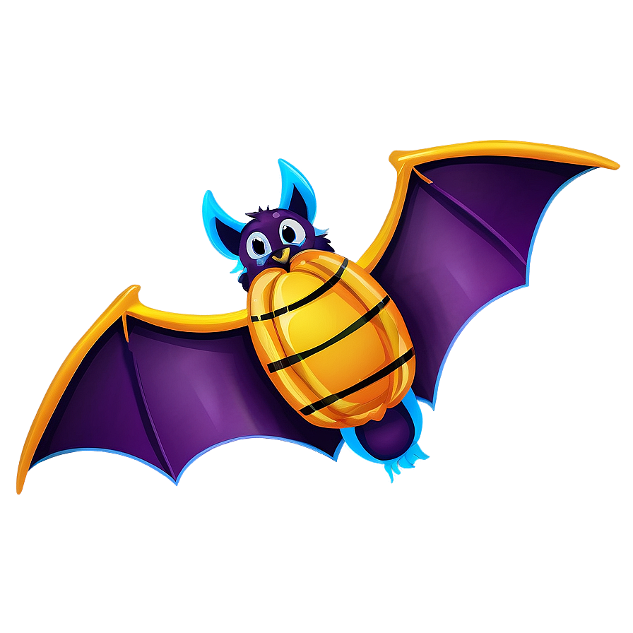 Cartoon Halloween Bats Png 16