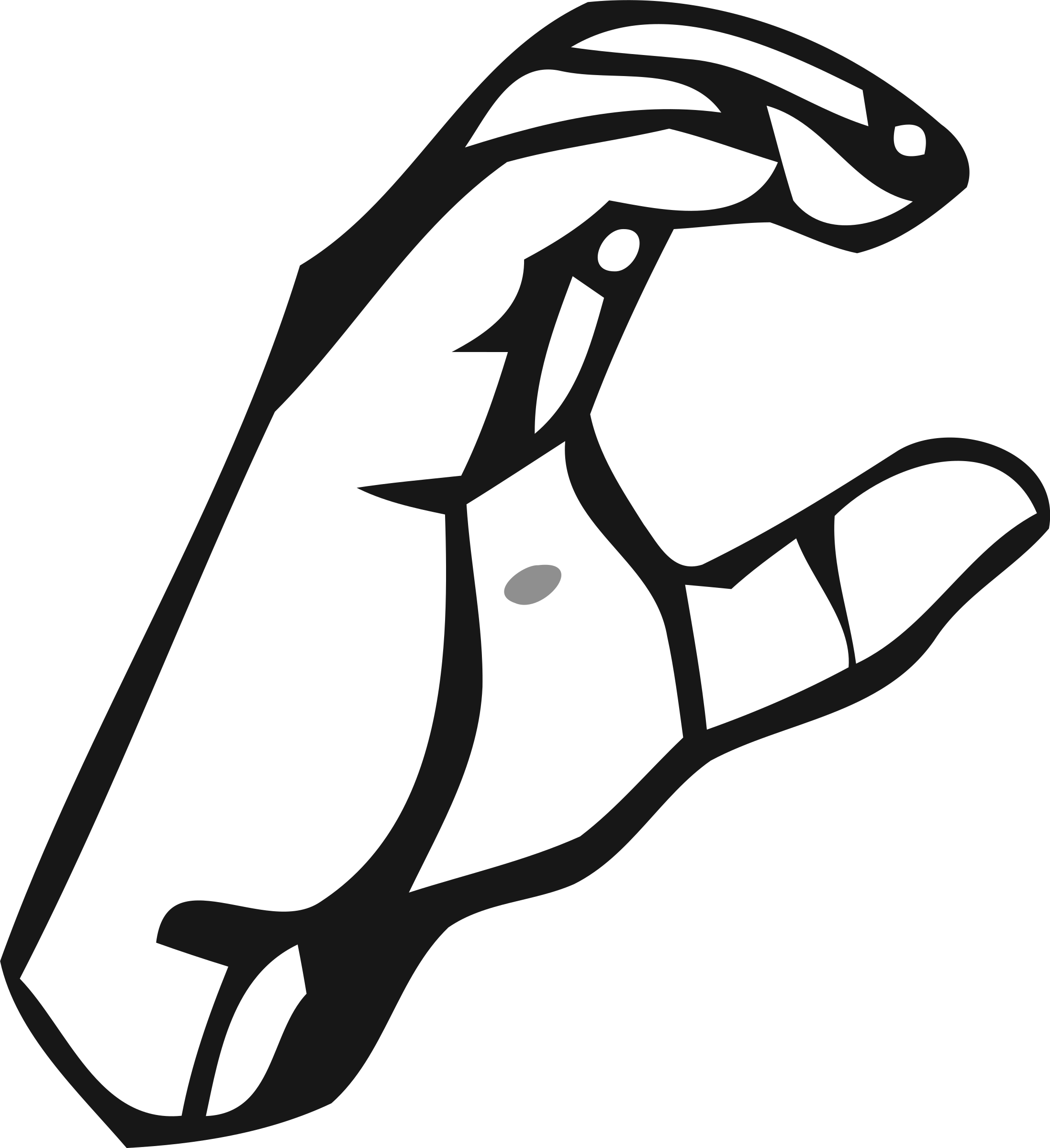 Cartoon Hand Gesture C