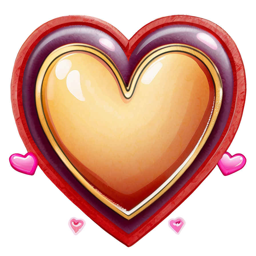 Cartoon Heart Border Png 52