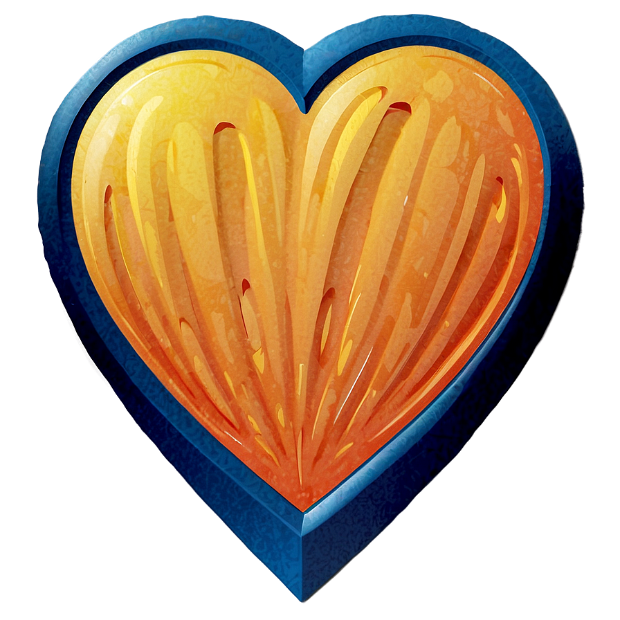 Cartoon Heart Outline PNG 75 PNG image with a transparent background, free high-resolution download