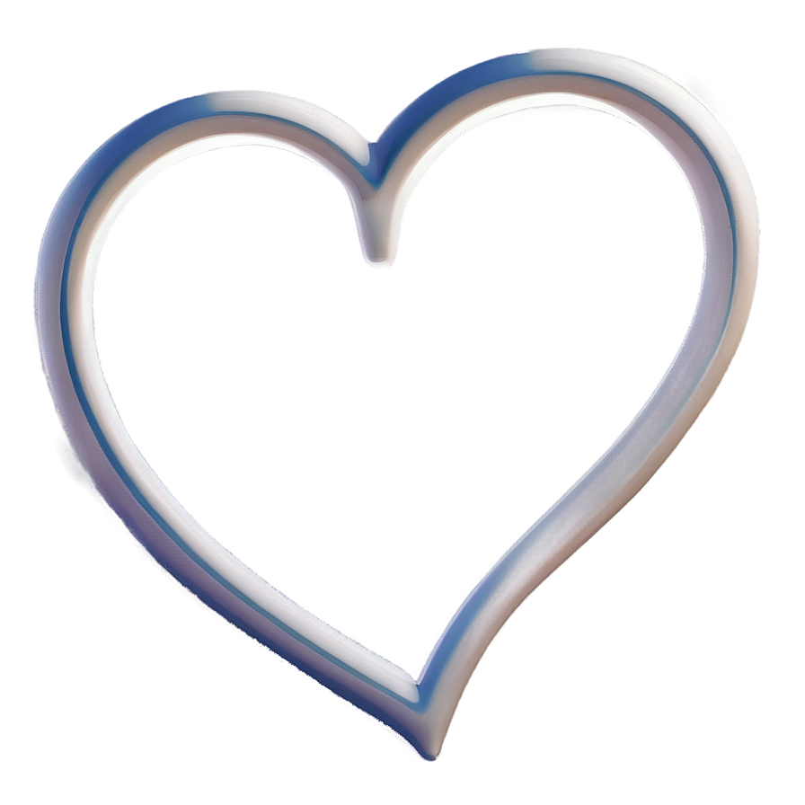 Cartoon Heart Outline PNG ahq PNG image with a transparent background, free high-resolution download