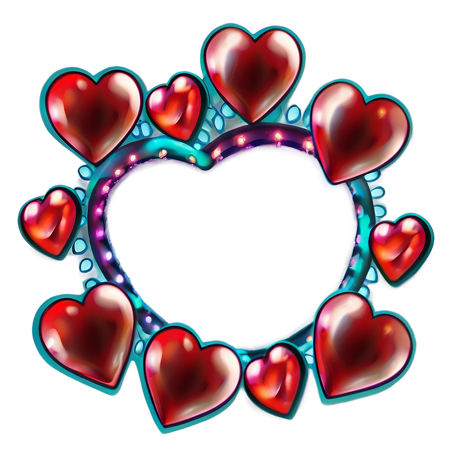 Cartoon Heart Pattern Png Tpv