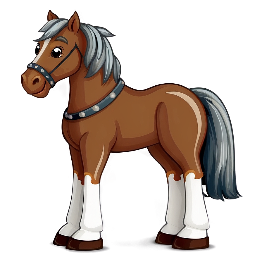 Cartoon Horse For Kids Png 91