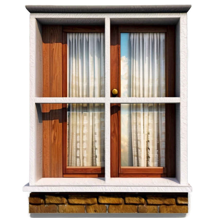 Cartoon House Windows PNG 80 PNG with transparent background