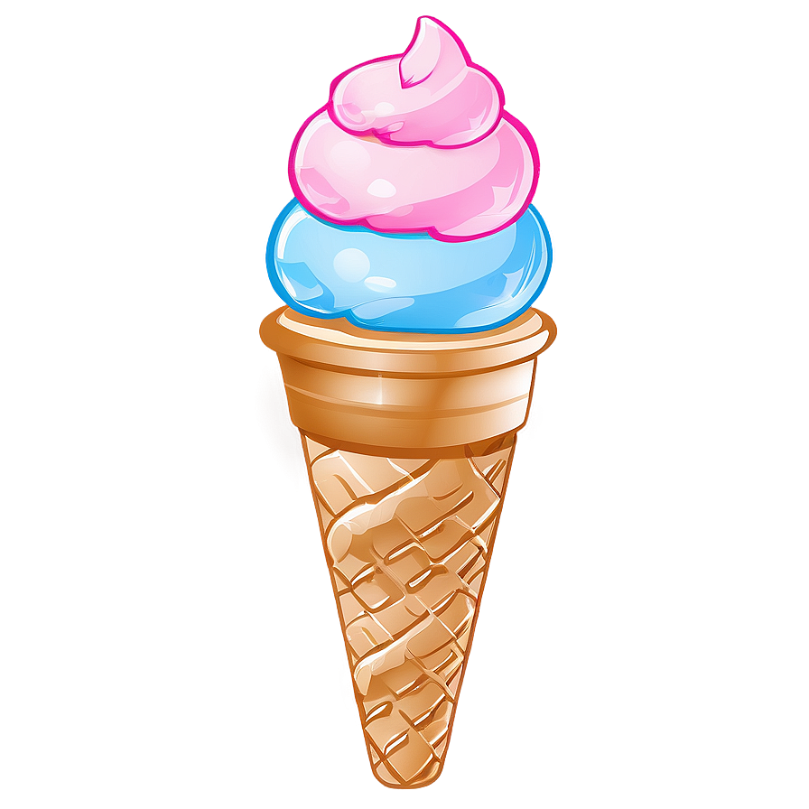 Cartoon Ice Cream Cone Png Dci95