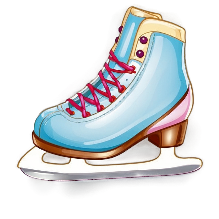 Cartoon Ice Skates Png Qqg6