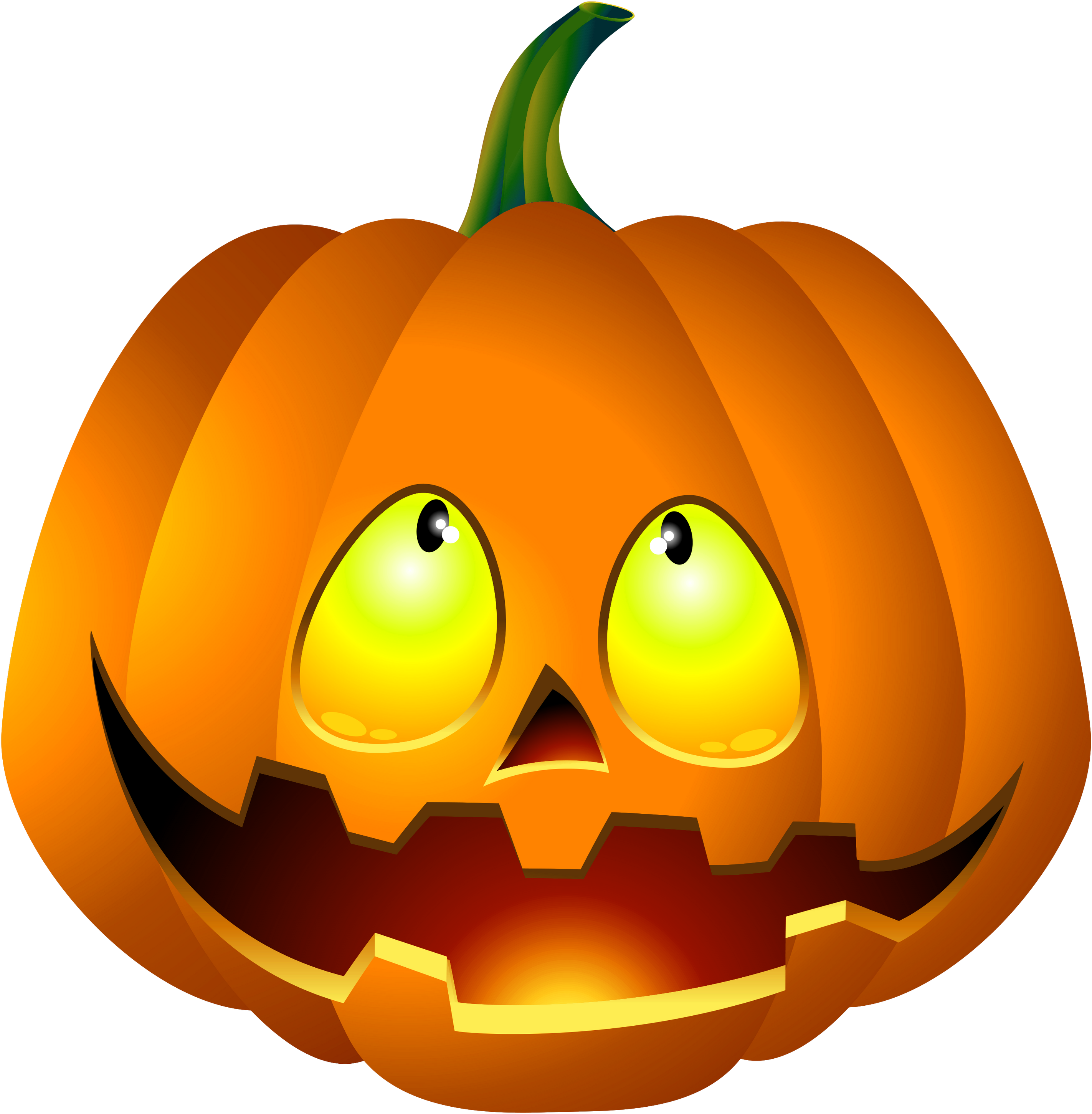 Cartoon Jack O Lantern Expression