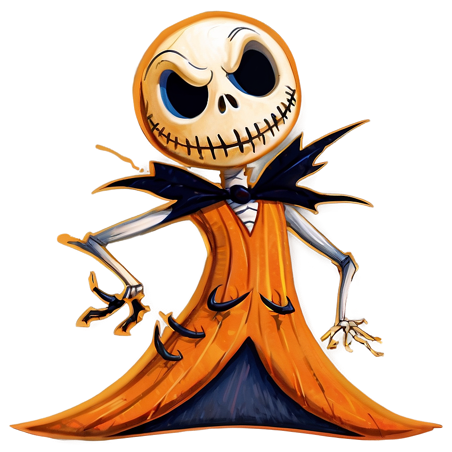 Cartoon Jack Skellington PNG 51 PNG with transparent background