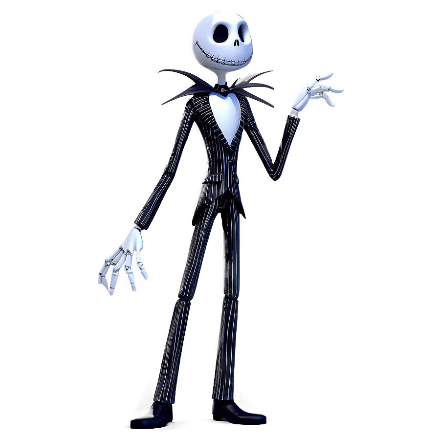 Cartoon Jack Skellington PNG axt PNG with transparent background