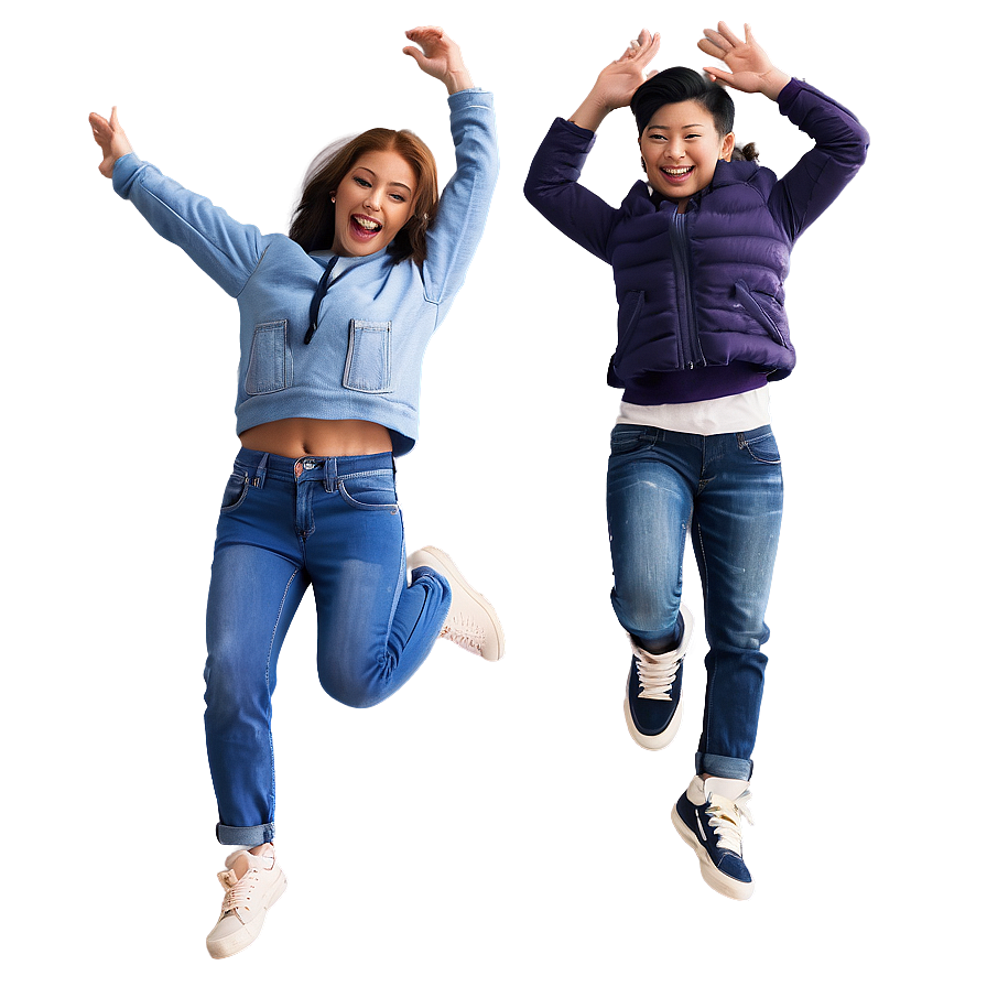 Cartoon Jumping Joy PNG 66 PNG with transparent background