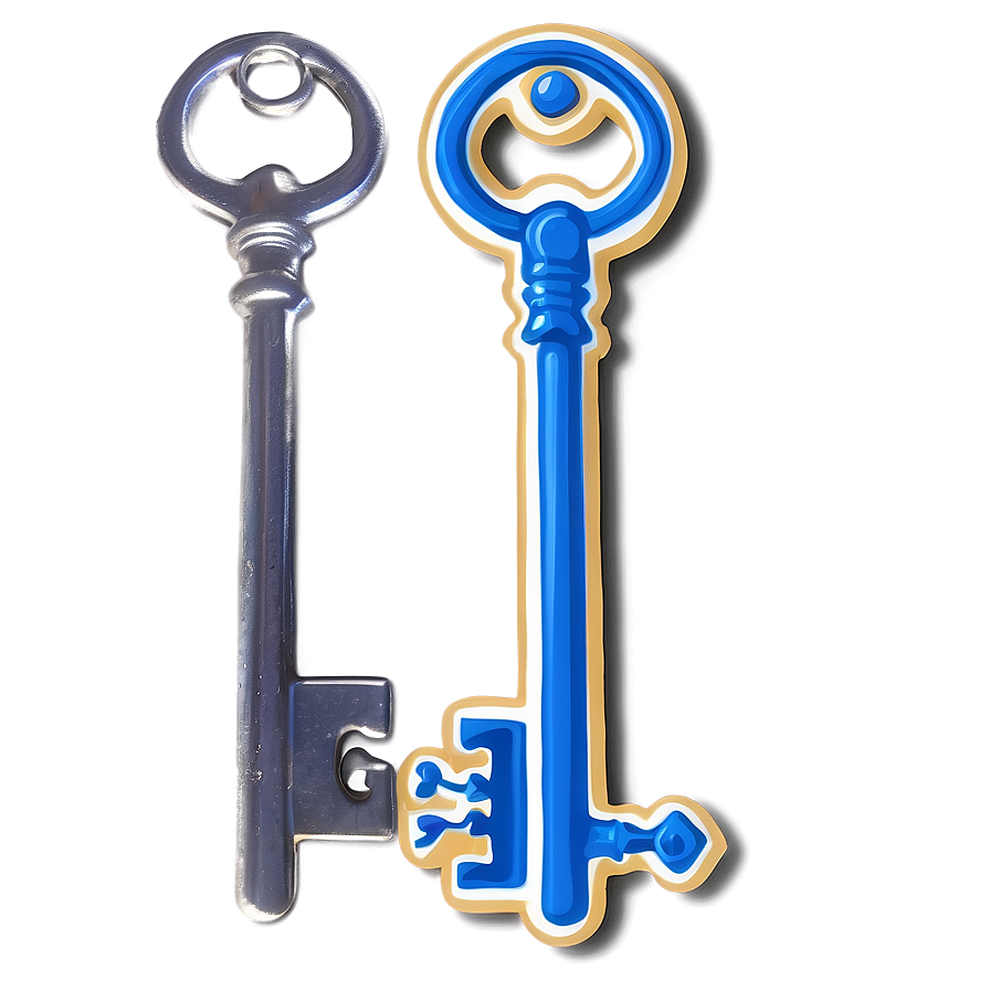 Cartoon Key Png Hor