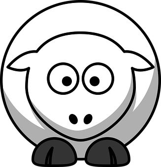 Cartoon Lamb Icon PNG image with a transparent background, free high-resolution download