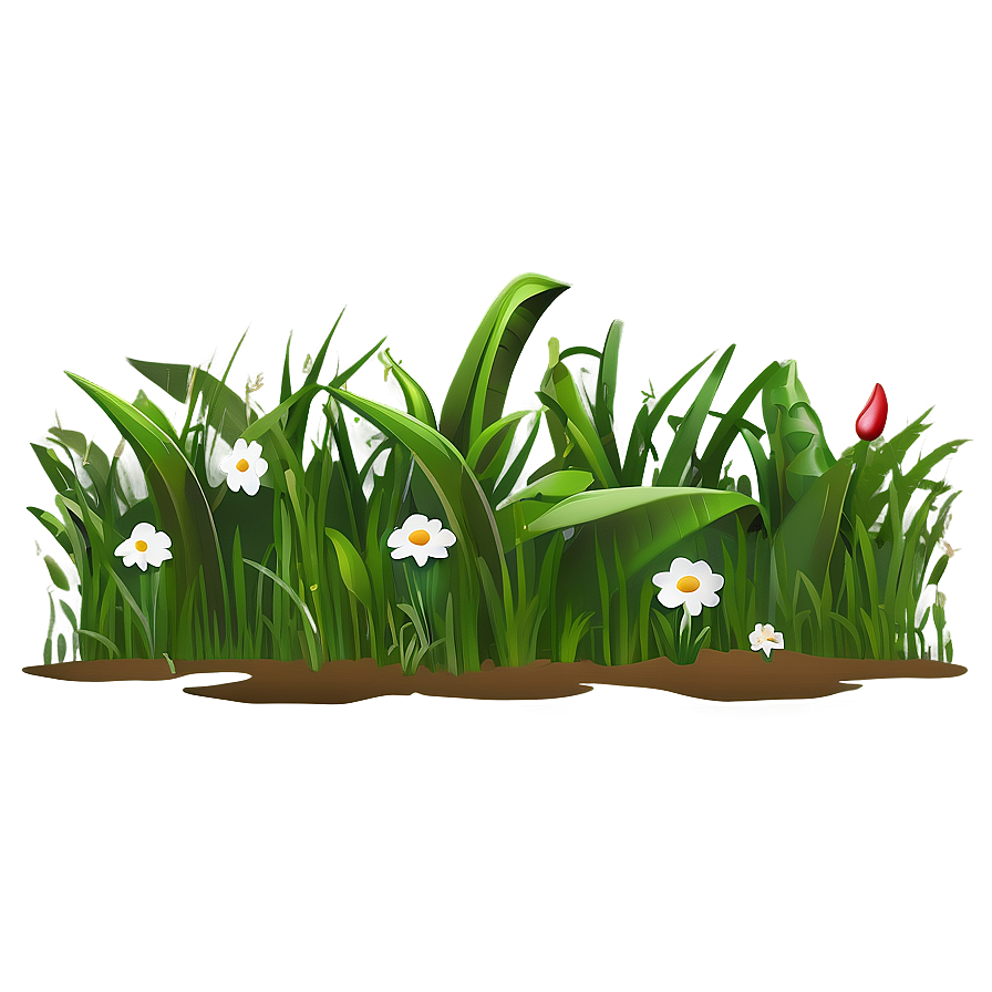 Cartoon Lawn Grass Png 25