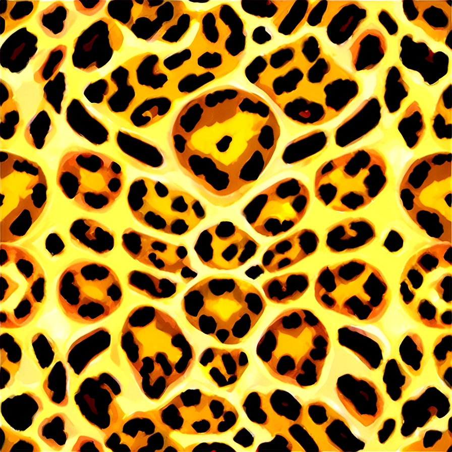 Cartoon Leopard Pattern Png 96