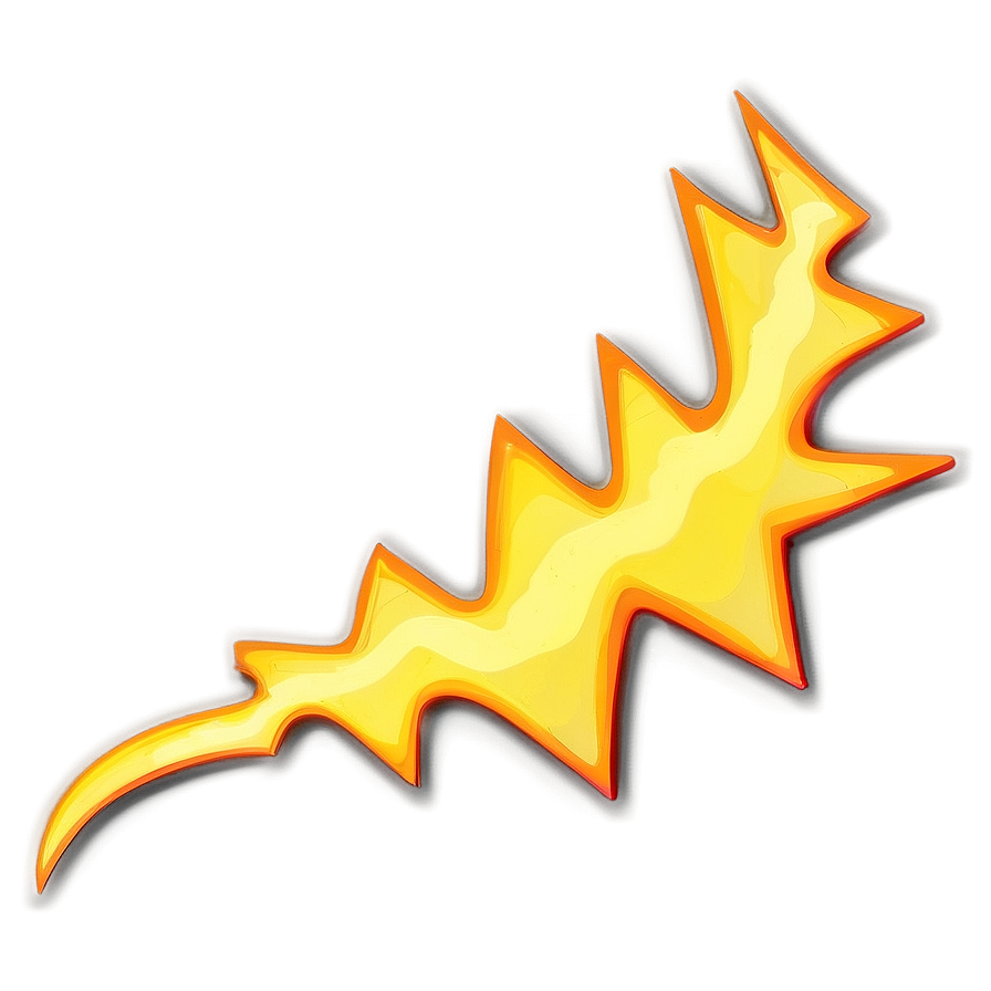 Cartoon Lightning Bolt PNG vwr PNG with transparent background