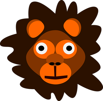 Cartoon Lion Graphic