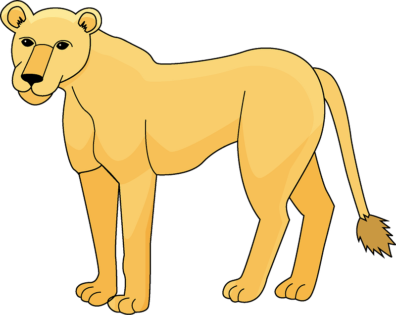 Cartoon Lioness Standing Side View.png