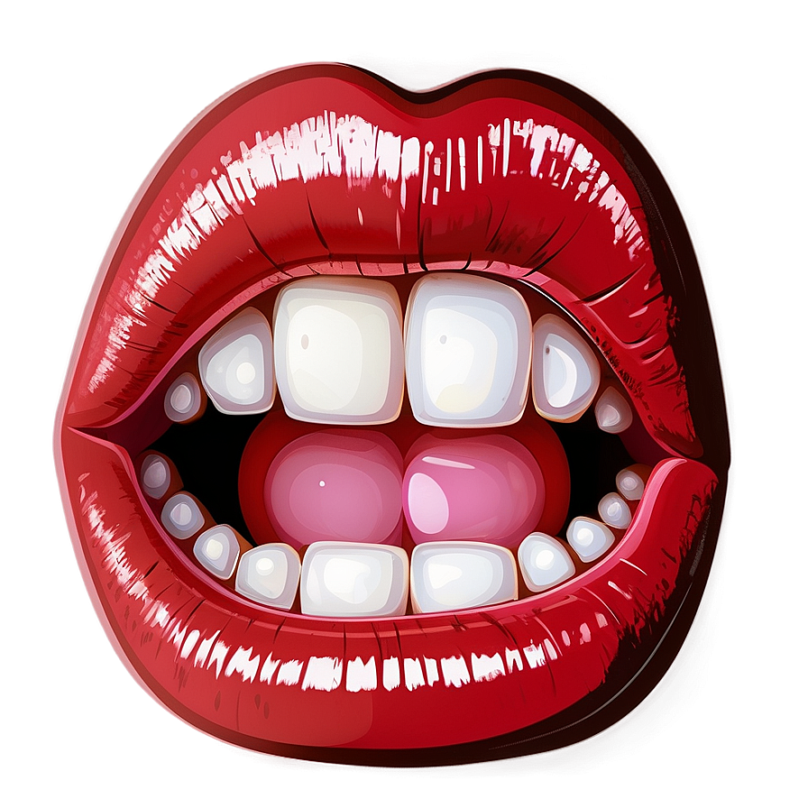 Cartoon Lip Png 06202024