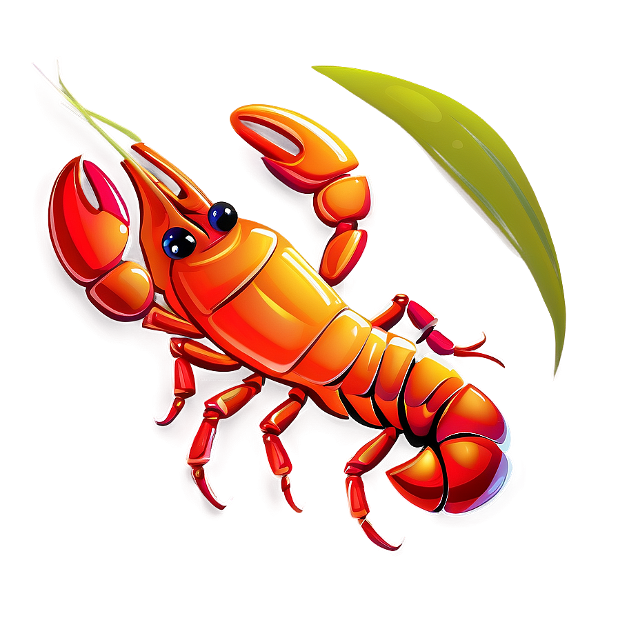 Cartoon Lobster PNG 05212024 PNG with transparent background